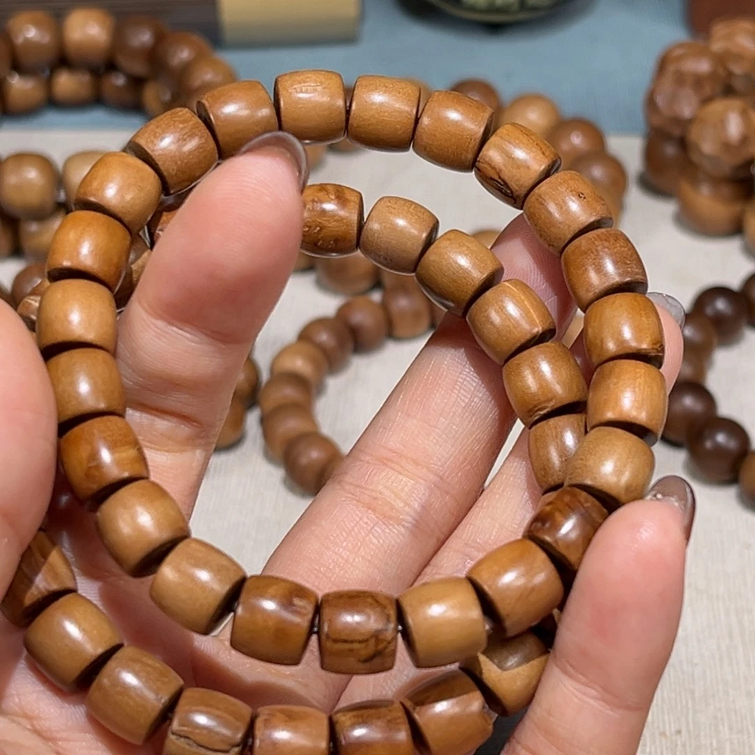 檀香木手串/手链瑕疵1.0直切单圈