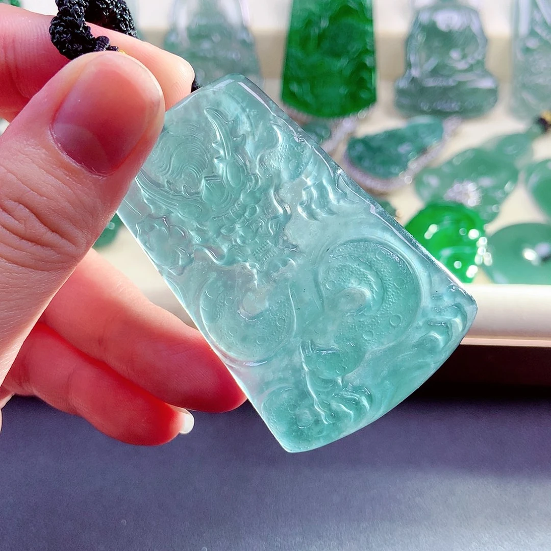 【闪购商品】翡翠未镶嵌颈饰天然