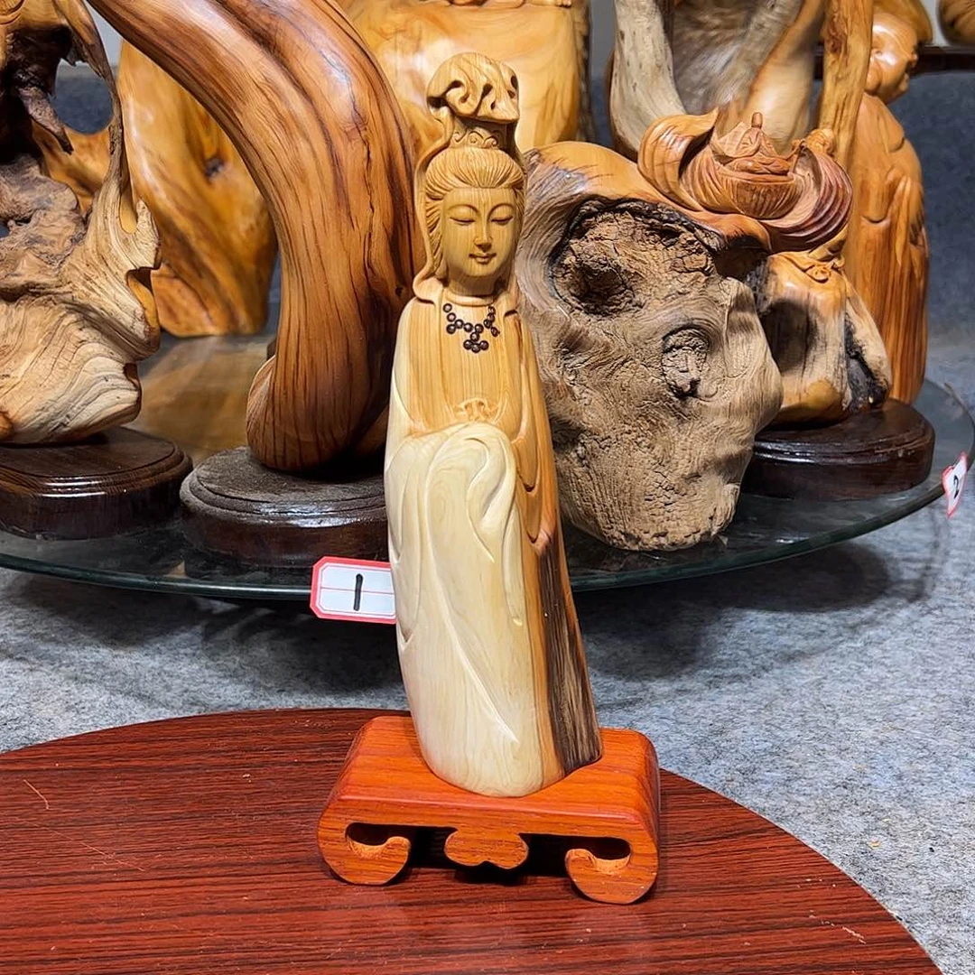 柏木初**H崖柏木手把件摆件