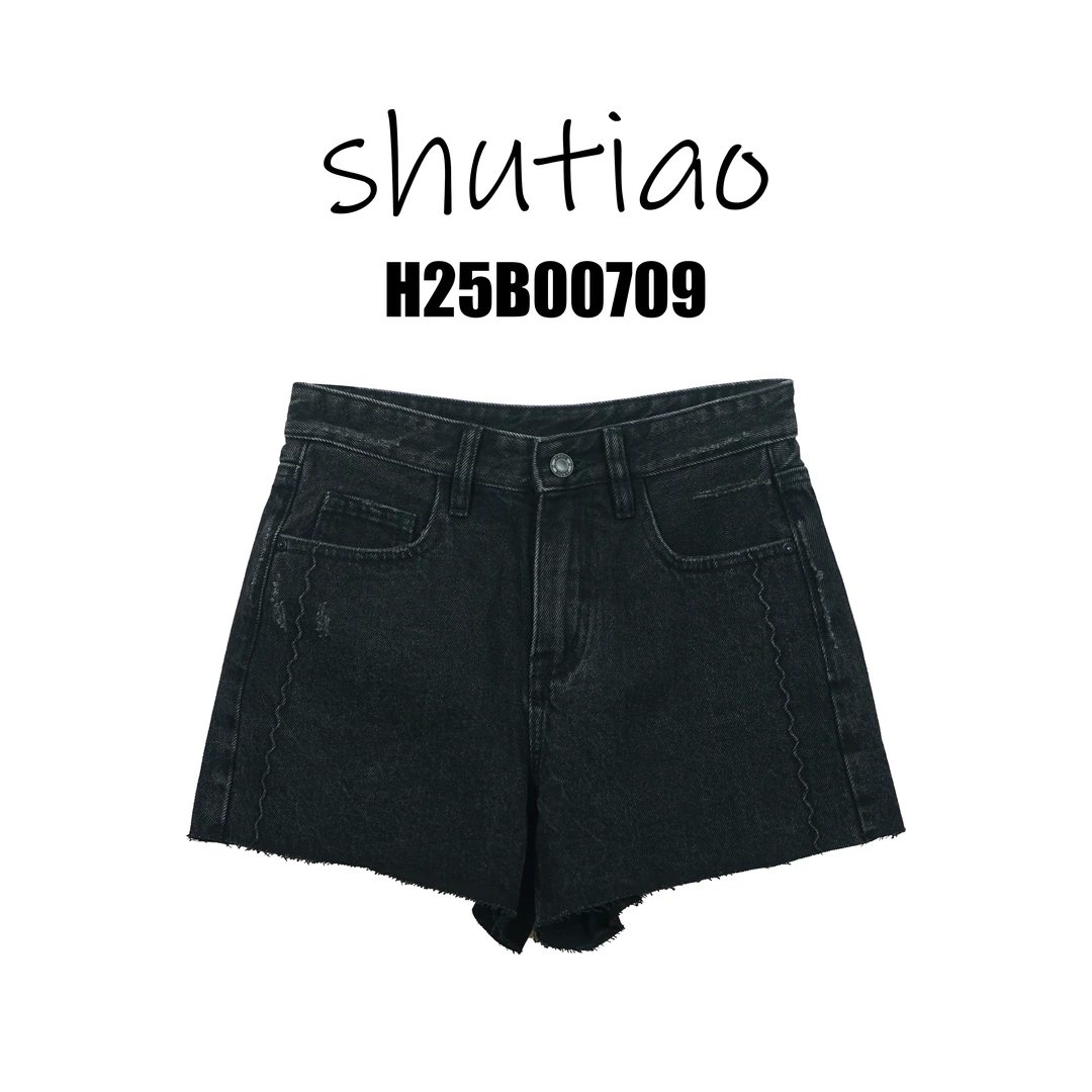 【SHUTIAO】2025夏季：新款小众设计款短裤H25B00709