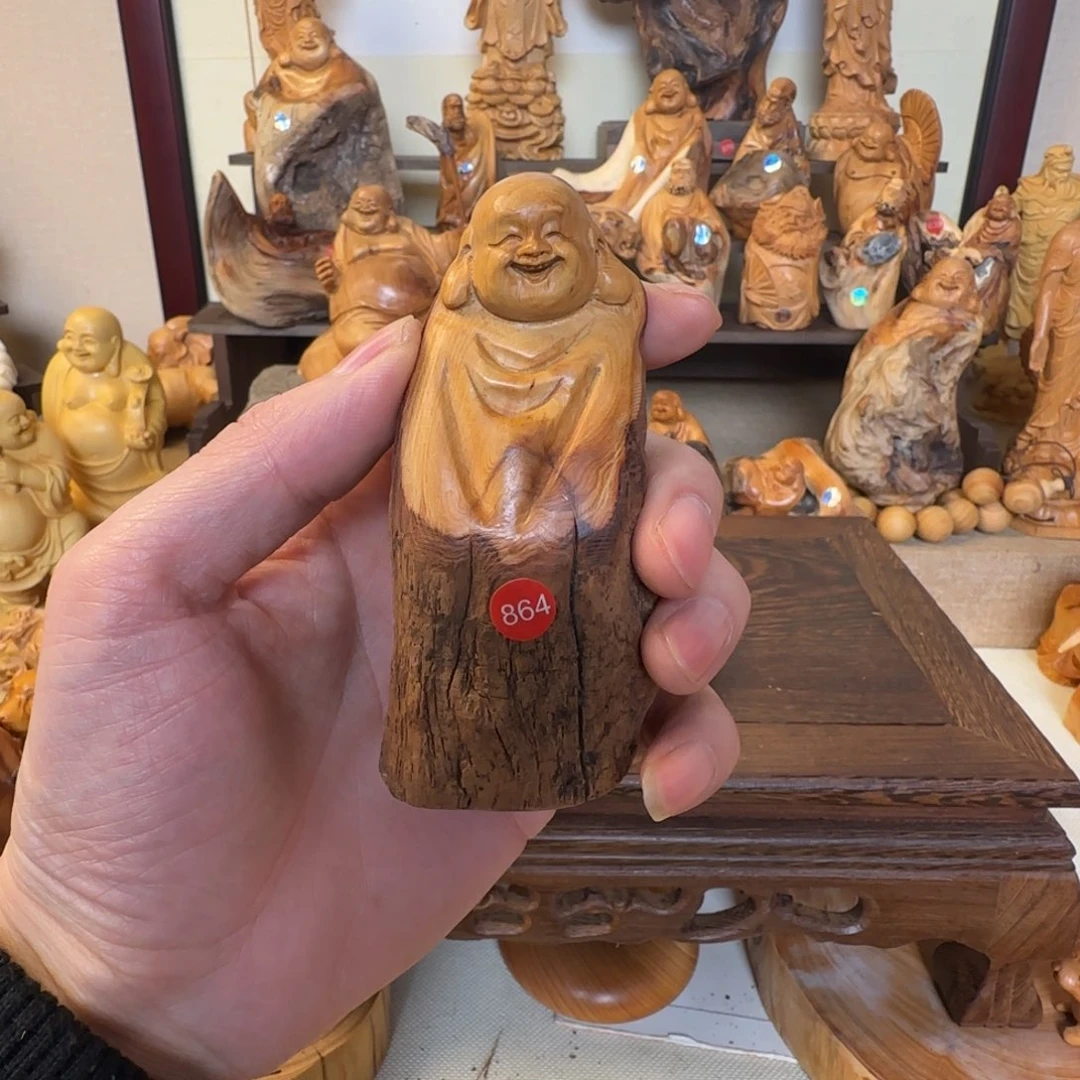 崖柏小木匠艺雕一物一拍