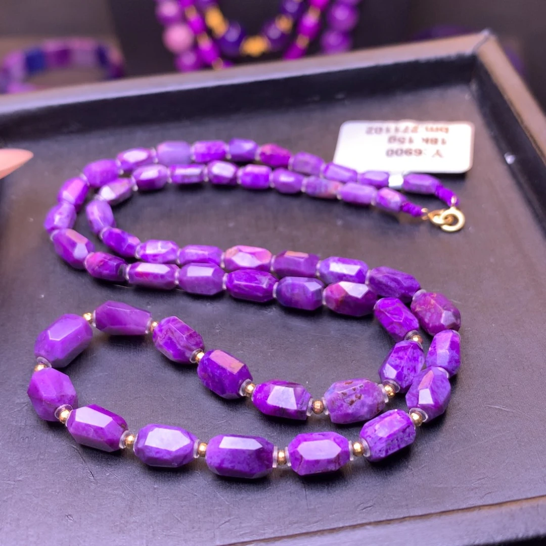 苏纪石（舒俱来）18K金镶嵌项链