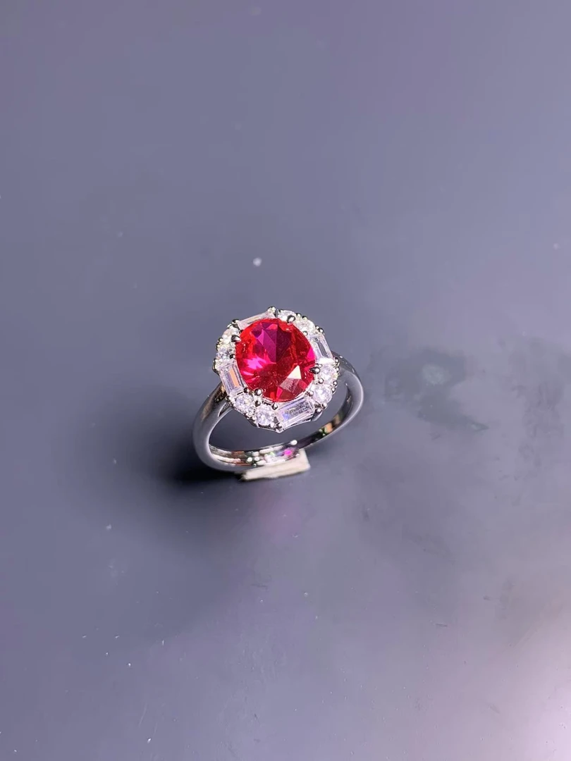 A1141经典时尚大气粉红色戒指甜美简约