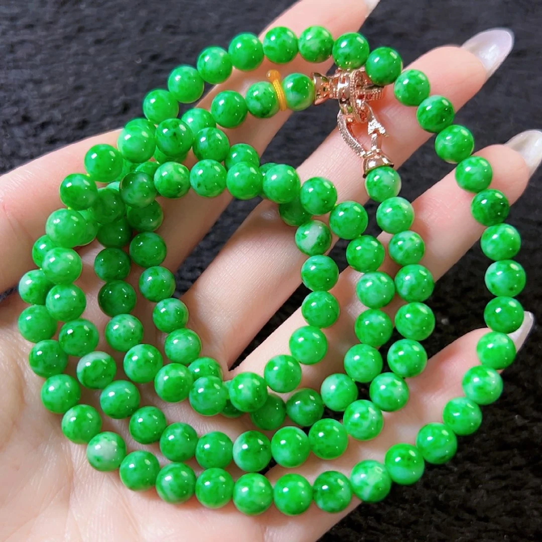 翡翠未镶嵌颈饰签收后24小时鉴赏期，过时不退