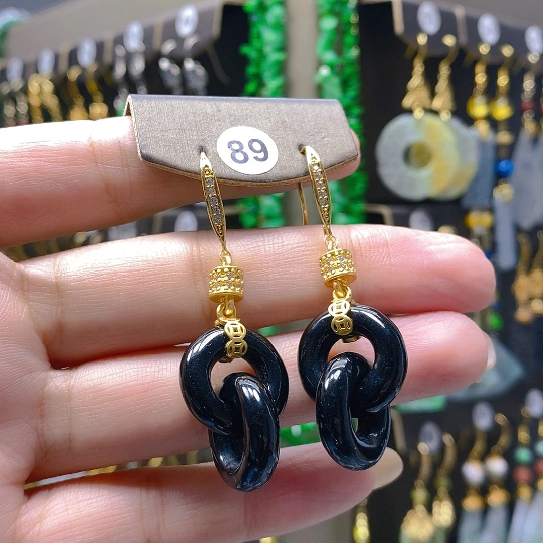 未镶嵌翡翠耳饰翡翠