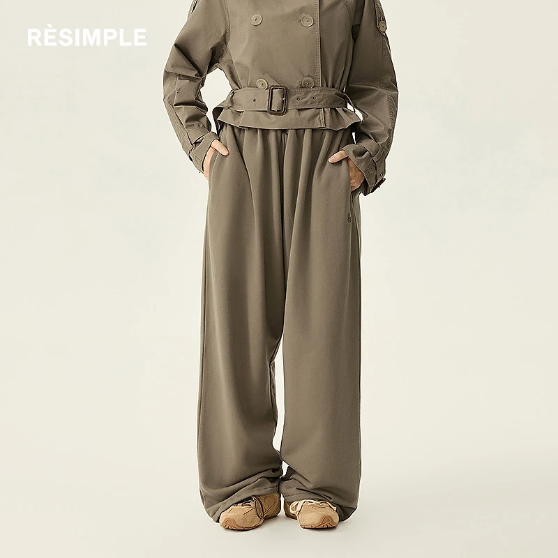 RESIMPLE简单点极简生活-针织长裤-0587