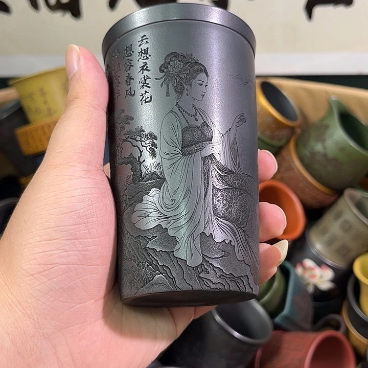 茶杯紫砂全手工紫砂主人杯