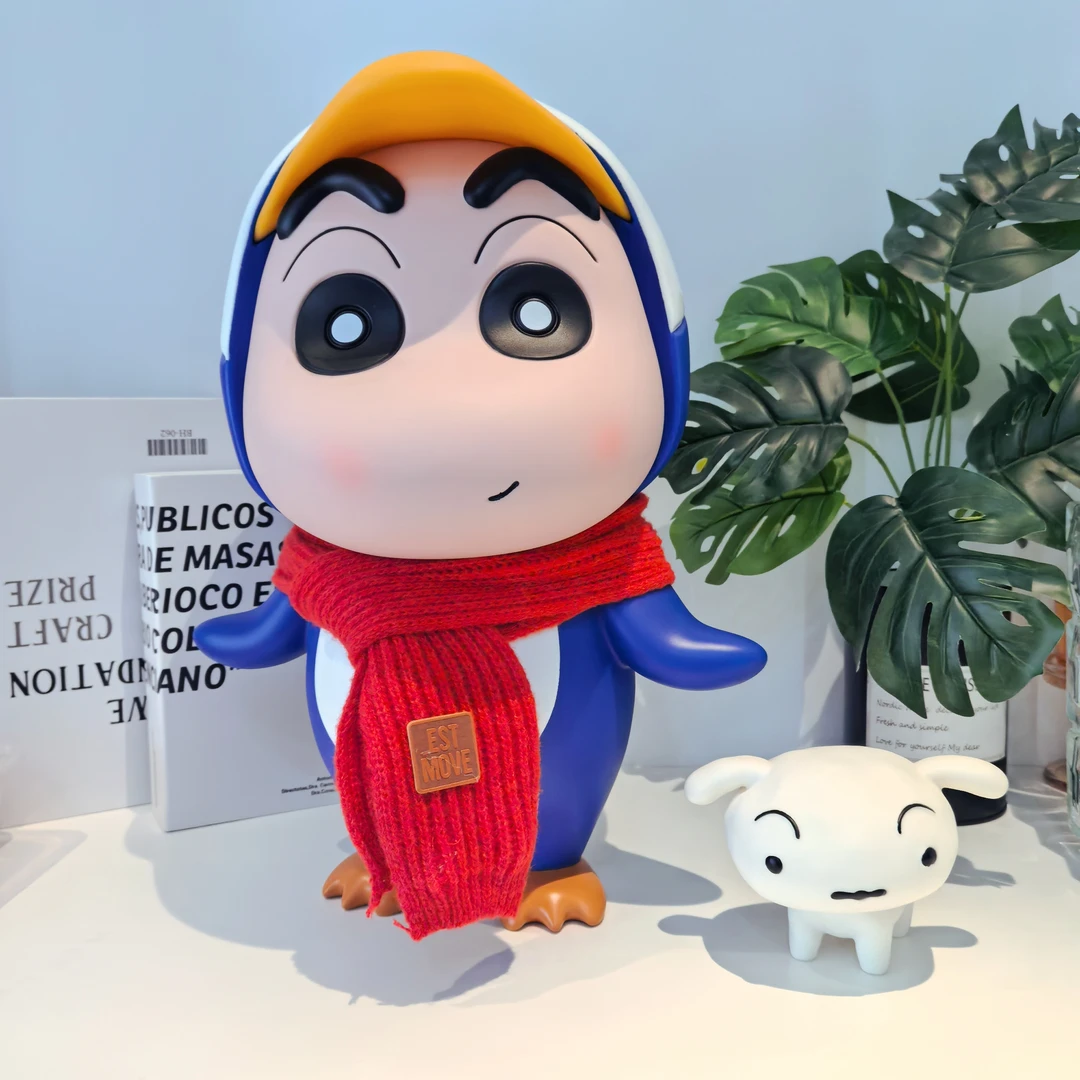 42厘米可爱大企鹅小新创意摆件礼物玄幻电视柜入户摆件装饰品