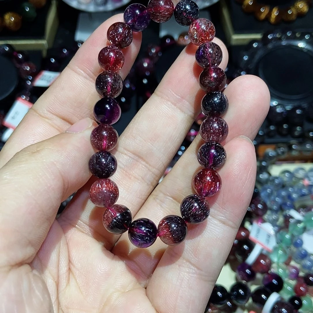 水晶手链未镶嵌黑加仑