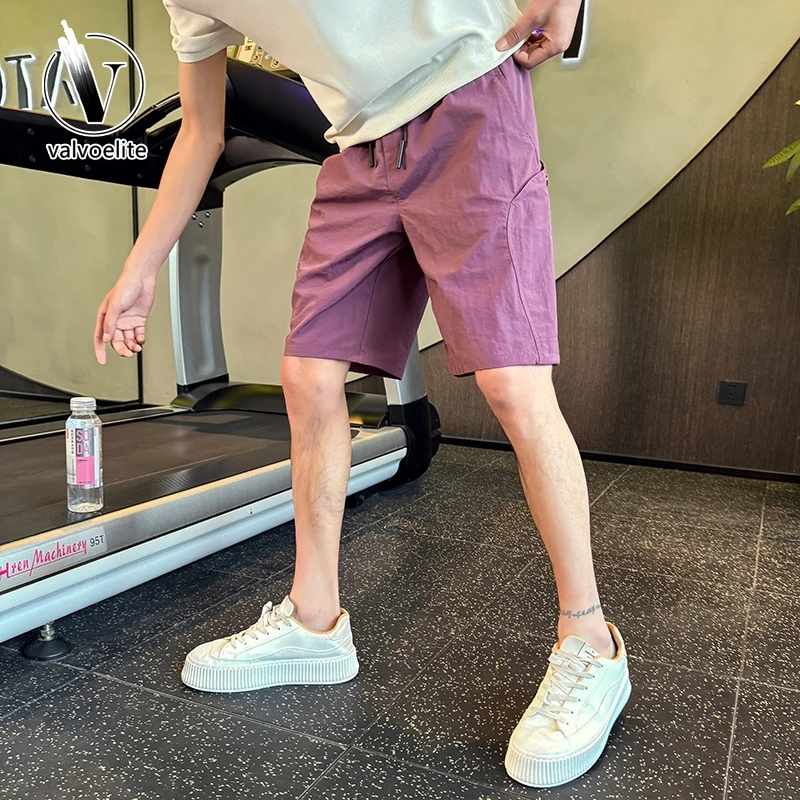 VALVOELITE工装男休闲宽松五分短裤2025新款夏季薄中裤子冰丝速干