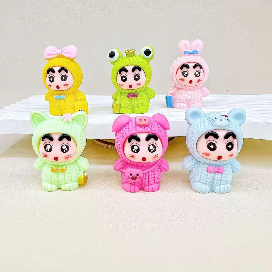 动物水果小新实色毛衣diy卡通桌面车载小饰品摆件