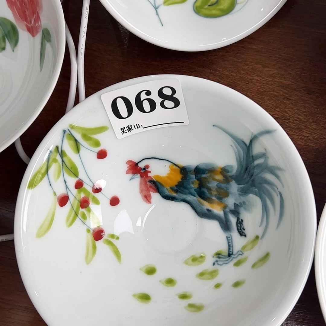 瓷片景德镇陶瓷手工手绘制作