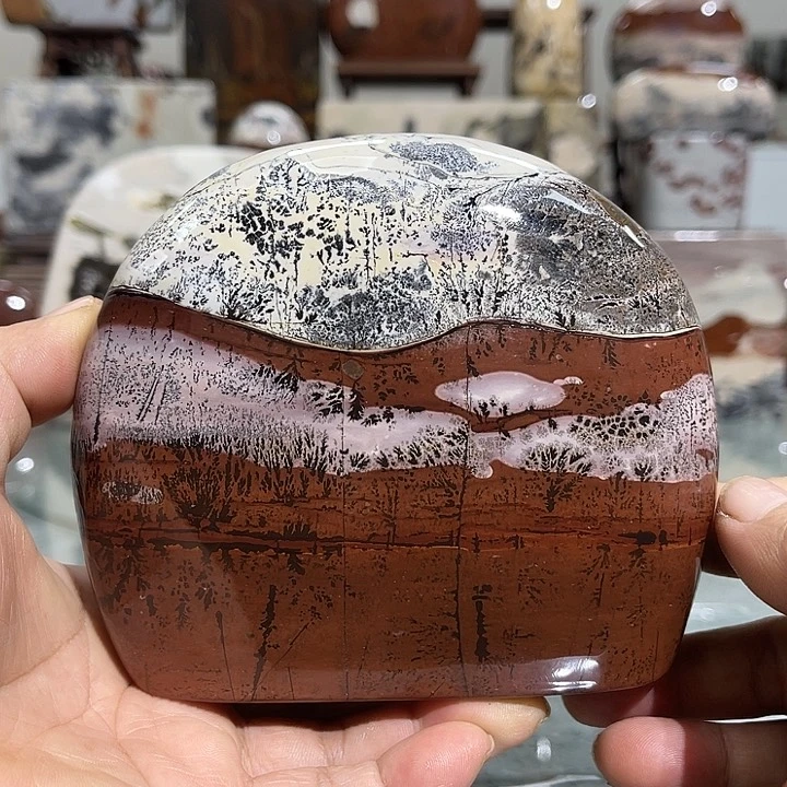 广西石申*字国画石摆件