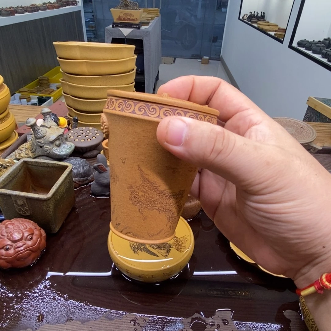 雨***桐茶杯紫砂紫砂壶茶杯套装