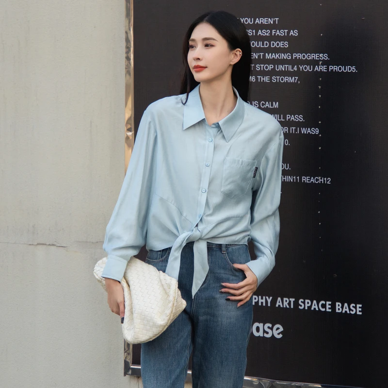 雪歌女装新款衬衫XK121025A627