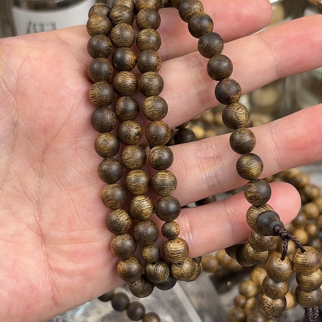 沉香手串菲种植绿棋多圈发一
