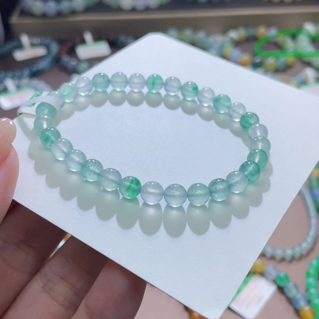 未镶嵌手链翡翠木纳飘阳卡6