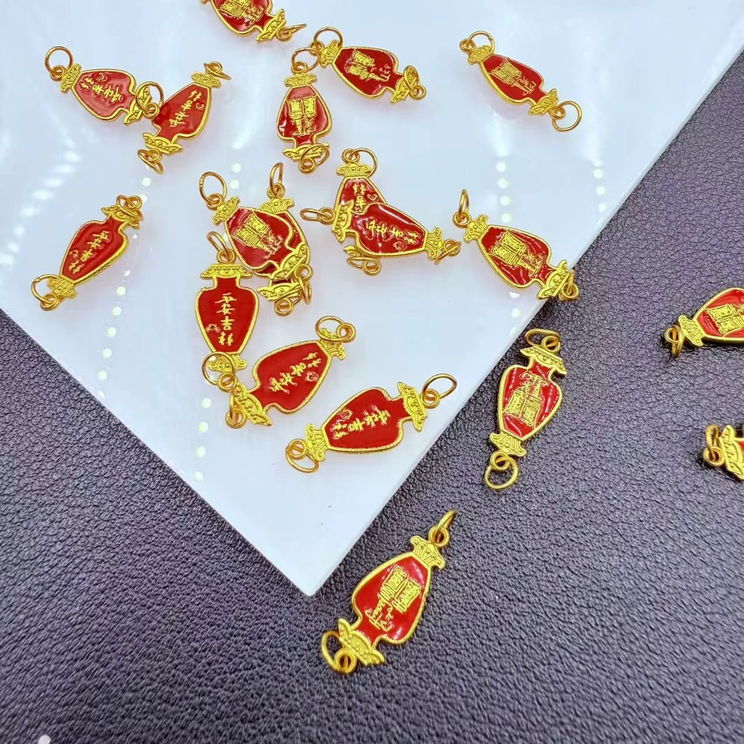 925银珐琅银制品 「戴琴珠宝」FR5752-银珐琅彩配饰（多样性发其一）