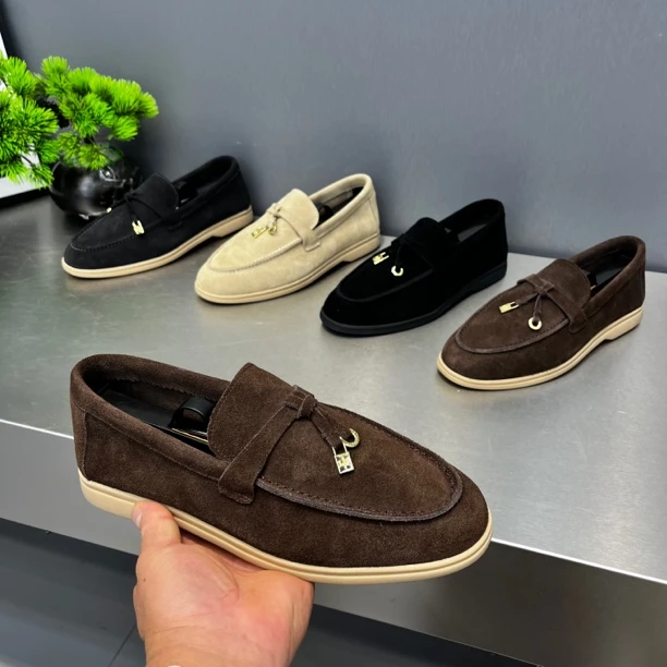 豆豆鞋舒适潮流软底乐福鞋韩版磨砂皮面透气秋季百搭商务休闲鞋