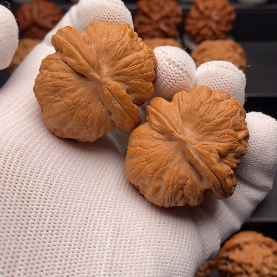 把件文玩核桃42尺全品平谷元宝