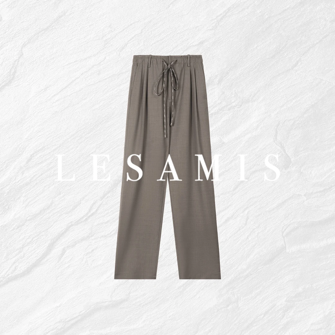 LESAMIS·「风盈过夏」知识分子风超薄羊毛休闲裤7810348