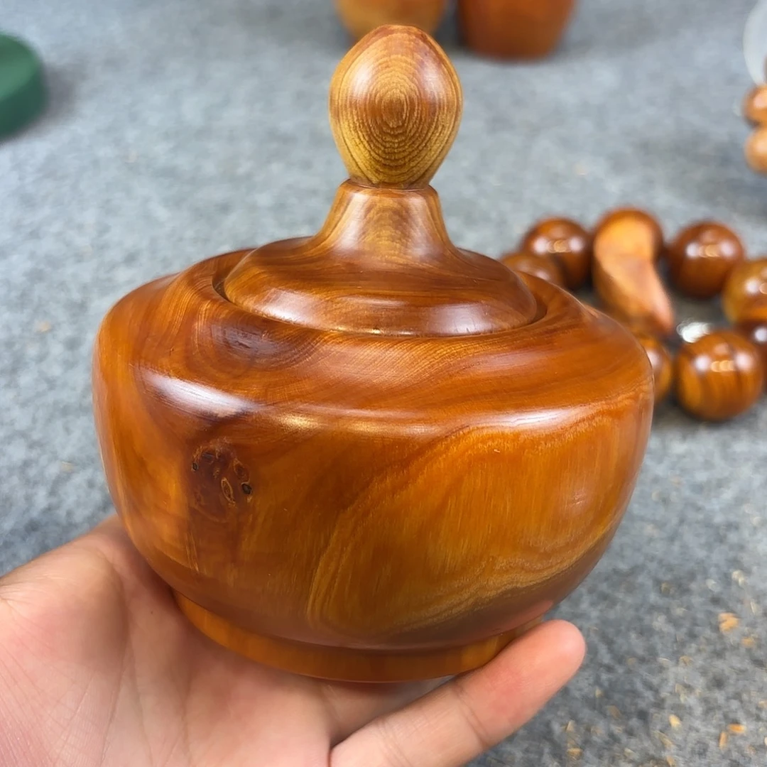 崖柏太行崖柏精品茶叶罐