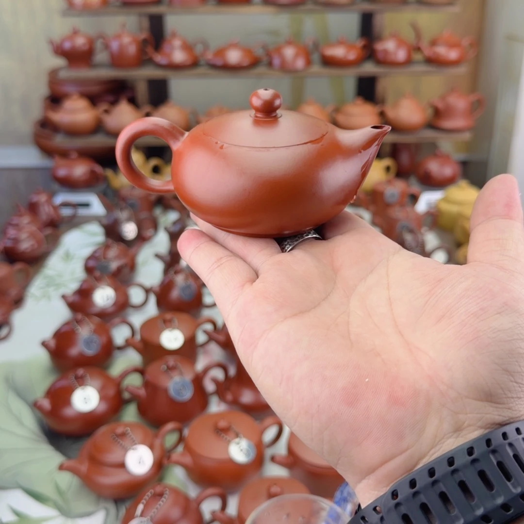 F***茶壶紫砂朱泥内嵌凤雏壶