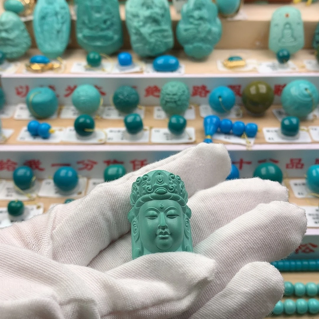 绿松石未镶嵌配饰