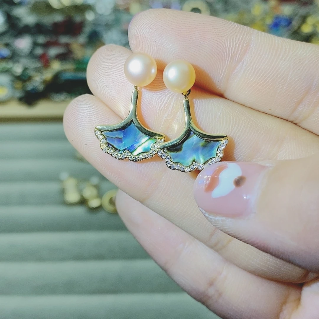 【闪购商品】托帕石耳饰银S925镶嵌