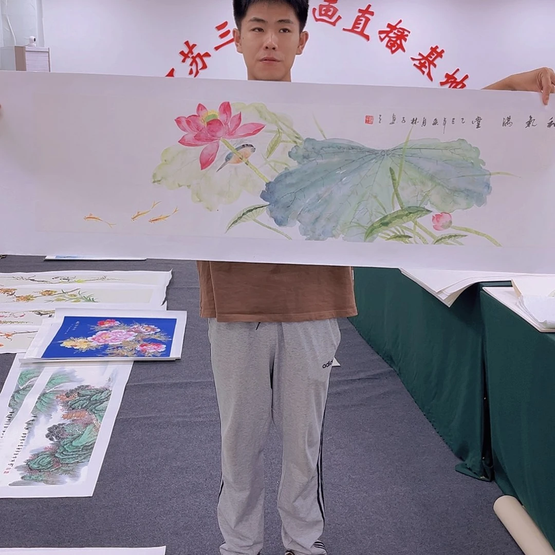 国画国画作品宣纸纯手绘
