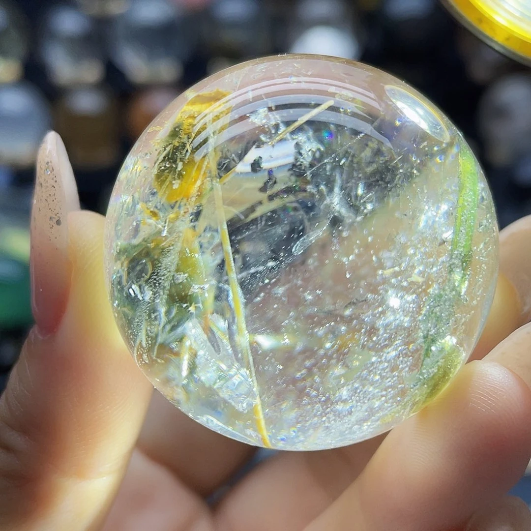 水晶珠宝半成品未镶嵌天然水晶42.2mm