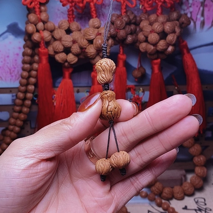 吊坠桃核龙纹桃枭