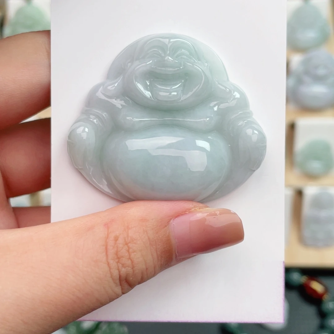 颈饰未镶嵌翡翠佛公