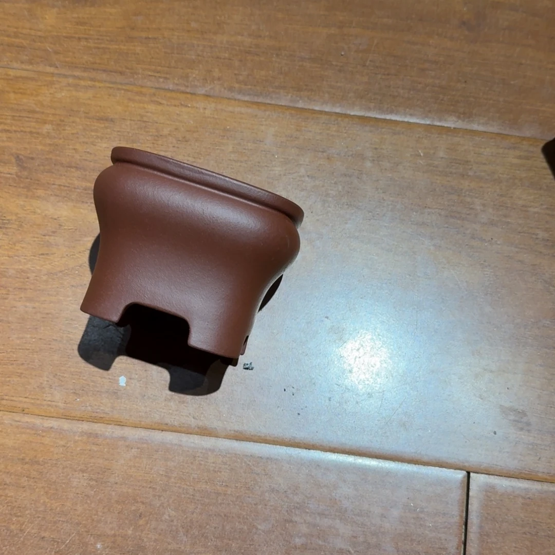 志***紫砂花盆原矿紫泥