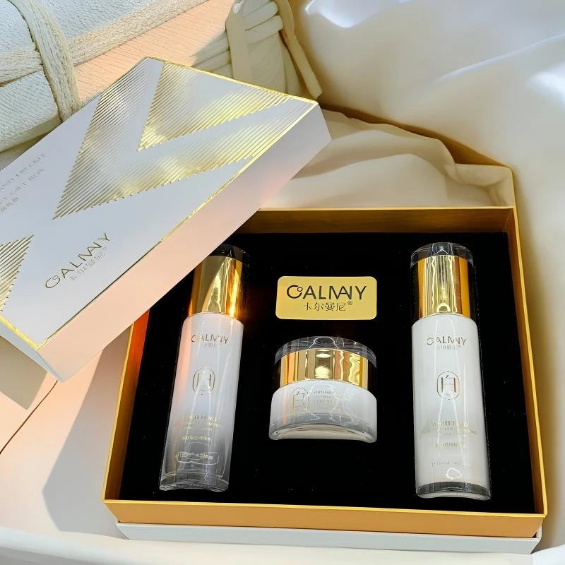 (缘来)美白祛斑奢宠礼盒水乳霜三件美白淡斑护肤高级美容护肤品