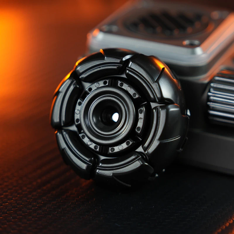 躁动青春版金属旋转联动开甲指尖陀螺暴躁08陀螺edc解压减压玩具