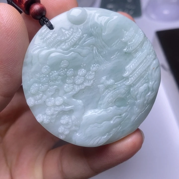 颈饰未镶嵌翡翠翡翠