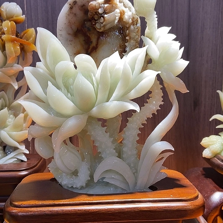 合金蛇纹石玉（覆膜）珠宝奇石