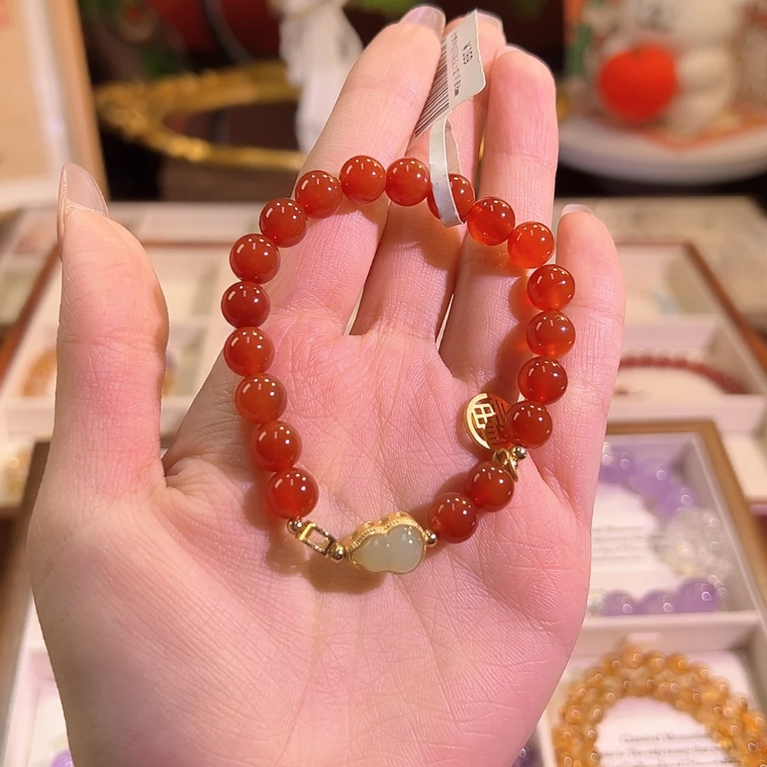 水晶手链未镶嵌玛瑙