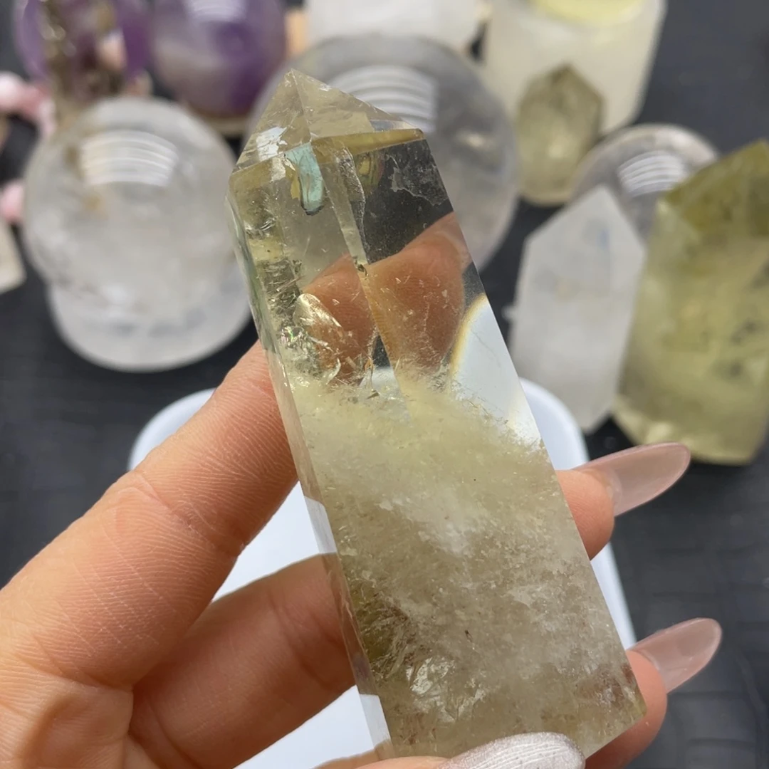 水晶黄水晶柱未镶嵌曼*54