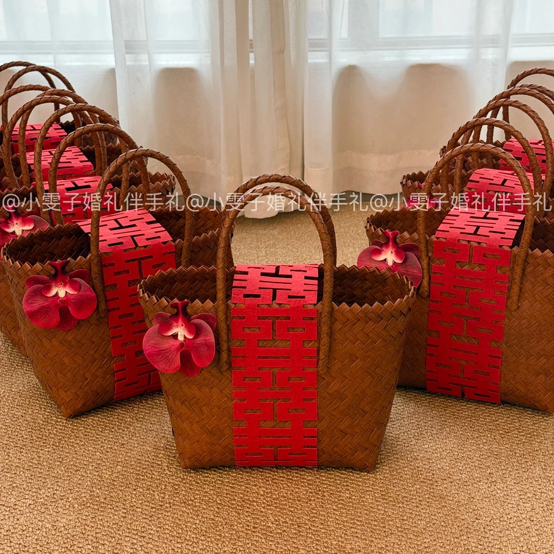 原创结婚伴手礼伴娘礼盒推荐伴手礼手提袋伴手礼包包手提包