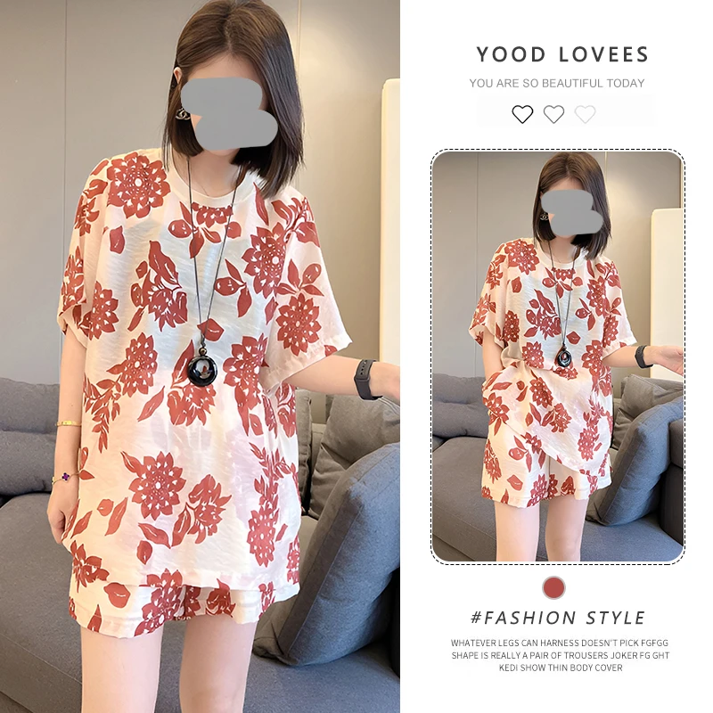 2025年夏季新款超好看独特漂亮高级感轻奢减龄洋气上衣短裤两件套