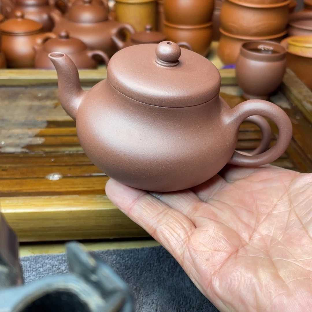 茶壶紫砂原矿底槽青君德200cc