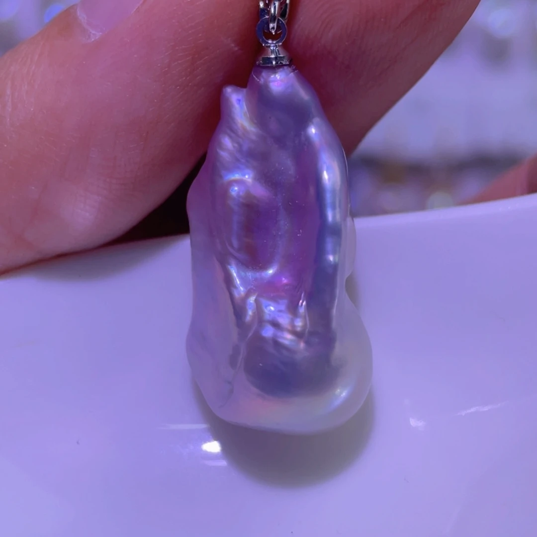 未镶嵌天然淡水珍珠吊坠淡水珍珠
