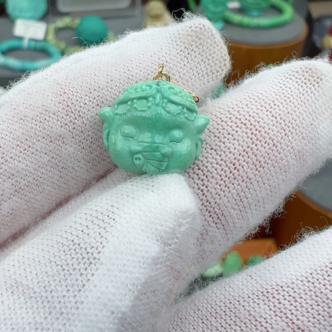 绿松石菜籽黄绿松石Z未镶嵌