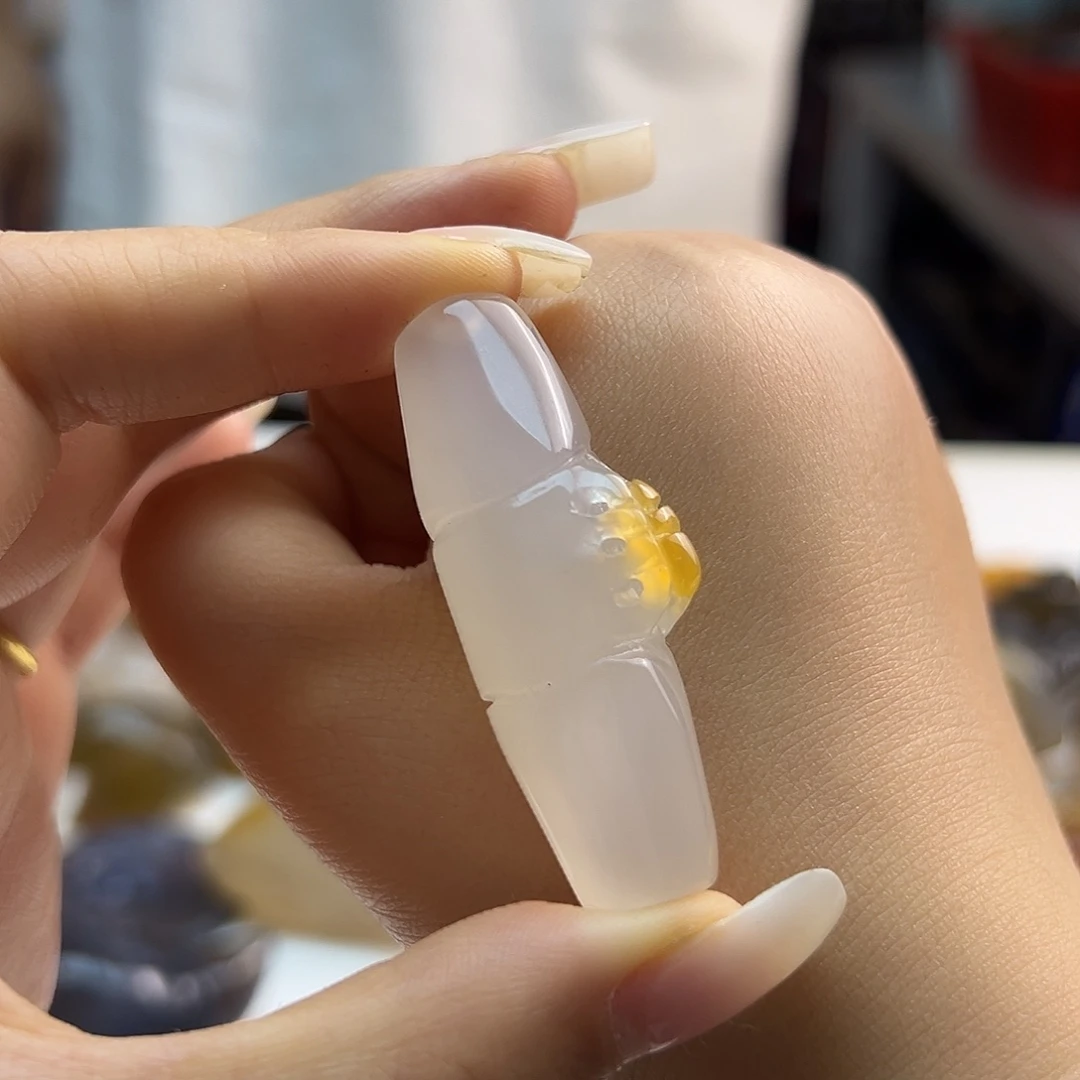 玛瑙/玉髓未镶嵌吊坠(不含链)