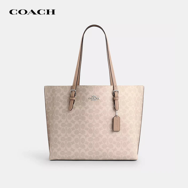 COACH/蔻驰【品牌授权】Mollie 34老花手提单肩斜挎包 CV967SVPWH