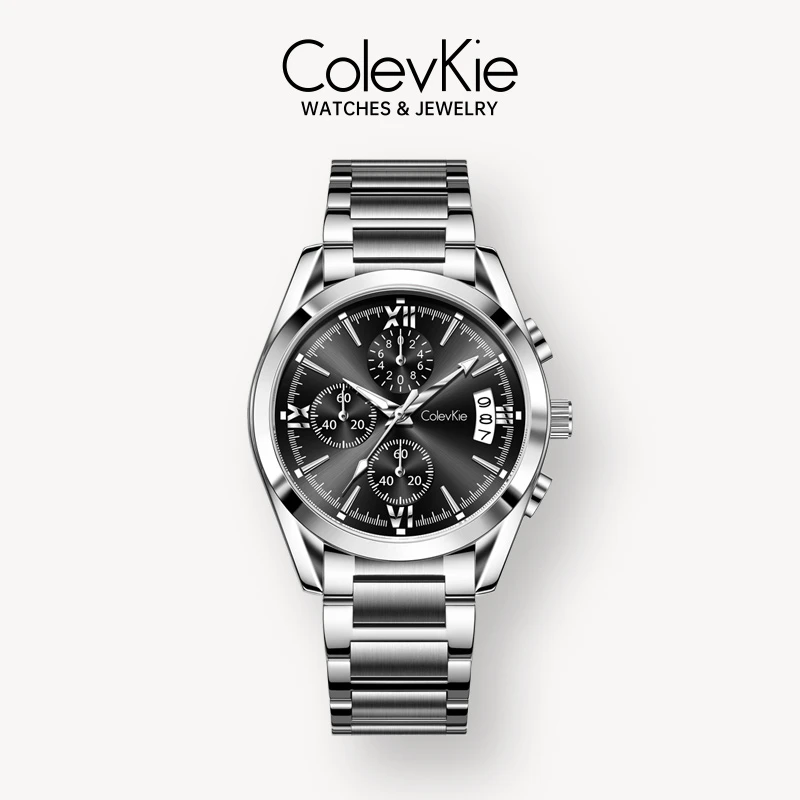 Colevkie【官方正品】黑骑士手表男士爆款2025新款时尚男款手表
