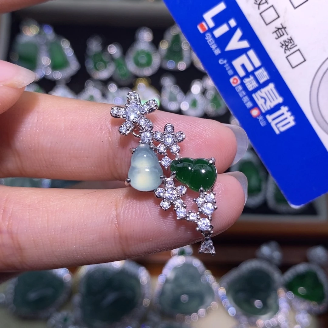 翡翠未镶嵌颈饰天然