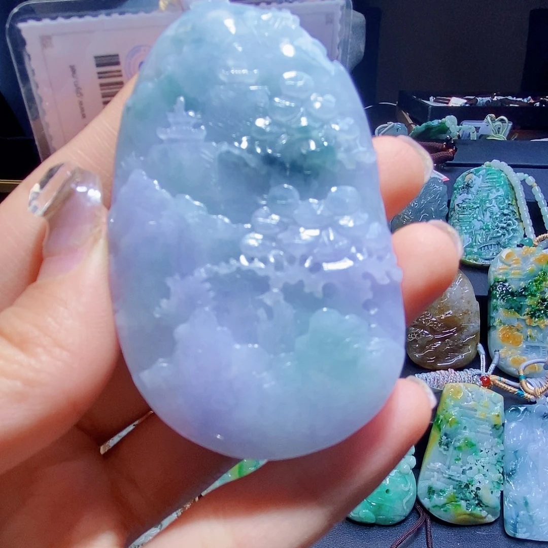 颈饰未镶嵌翡翠翡翠